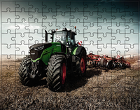 Puzzle Traktor Ciągnik