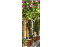 40X100CM DOMY DZIELNICY PLAKA OBRAZ PION