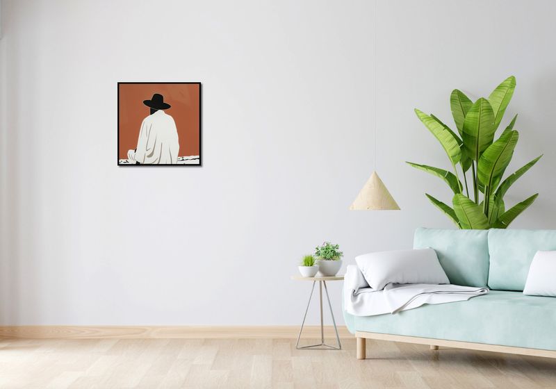 Plakat 50x50cm Rozmyślania w Oddali zdjęcie 4