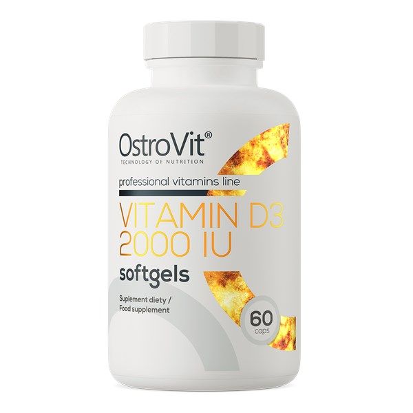 OSTROVIT Witamina D3 2000 IU (60 kaps.) zdjęcie 1
