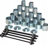 ŚCIĄGACZ TULEI WAHACZA ŁOŻYSK PRASY 34-82 mm ZESTAW DO PRASY HYDRAULICZNEJ