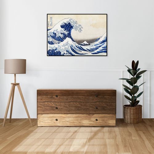 Plakat 20x15cm Wielka Fala w Kaganawie Katsushika Hokusai Japoński Vintage na Arena.pl