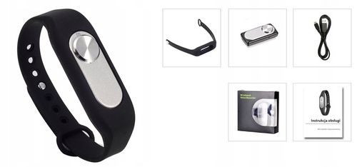 OPASKA BRELOK DYKTAFON PODSŁUCH 8GB 20H 128KBPS na Arena.pl