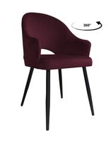 Krzesło obrotowe Velvet podstawa czarna MG02