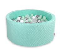 suchy basen minky h-40 cm z piłkami 200szt.- miętowy