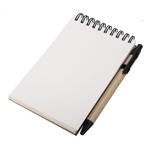 Notes eco z długopisem, Czarny / Beżowy na Arena.pl