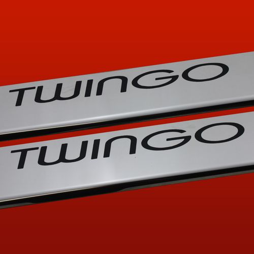 Listwa progowa RENAULT TWINGO MK2 Stal nierdzewna 304 połysk 2szt na Arena.pl