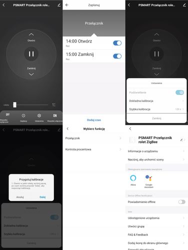 Sterownik Rolet ZigBee TUYA PSMART Czarny na Arena.pl