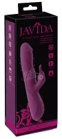 javida 3f vibrator thrusting - wibrator wielofunkcyjny, silikonowy