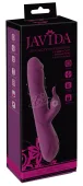 javida 3f vibrator thrusting - wibrator wielofunkcyjny, silikonowy