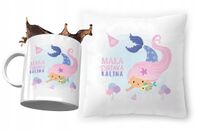 Zestaw Dla Kaliny Poduszka + Kubek Dla Dziecka Z Nadrukiem Ze Zdjęciem
