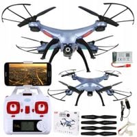 Dron dla dzieci TRYB NAUKA LATANIA Kamera wi-fi Aplikacja na Telefon Pilot