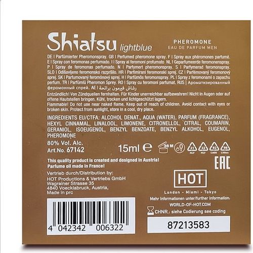 feromony dla mężczyzn pheromon fragrance man lightblue 50ml shiatsu na Arena.pl
