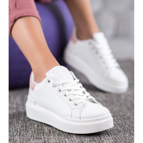 Białe Sneakersy Na Platformie r.40 na Arena.pl