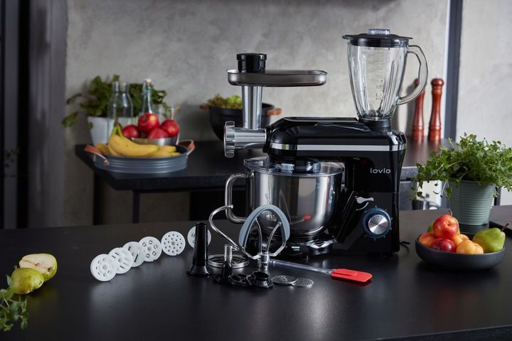Robot kuchenny mikser planetarny blender kielichowy maszynka do mięsa LOVIO zdjęcie 15