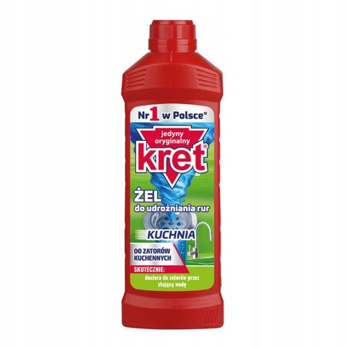 Kret Żel do Udrażniania Rur Kuchnia Łazienka Zestaw 1500g na Arena.pl