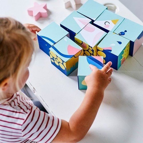Petit Monkey Oh Shiny day klocki puzzle 9 ele. na Arena.pl
