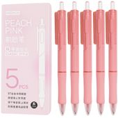 Długopisy zestaw 5szt długopis automatyczny do biura szkoły różowy