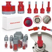 OTWORNICA DIAMENTOWA KORONKA DO GRESU M14 ZESTAW ⌀ 6,8,10,35,68 mm