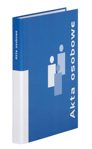 Segregator A4/2R Niebieski Do Akt Osobowych 5403 zdjęcie 4