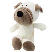 DLA DZIECI  PLUSZOWA MASKOTKA  PIESEK  PRZYSSAWKA