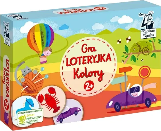 Gra Loteryjka Kolory Edukacyjna Dla Najmłodszych Dzieci 2+ Kapitan Nauka zdjęcie 10
