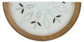Rustica plafon 0,5 drewno standard 1x60 w E27 dąb indeks obi