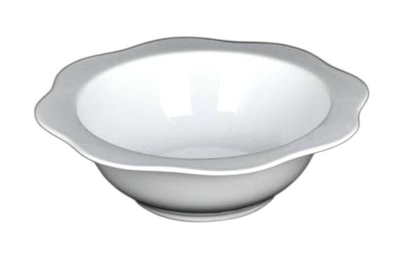 SALATERKA MISECZKA PORCELANOWA BIAŁA ĆMIELÓW CALINECZKA 0001 18 CM GAT II zdjęcie 1