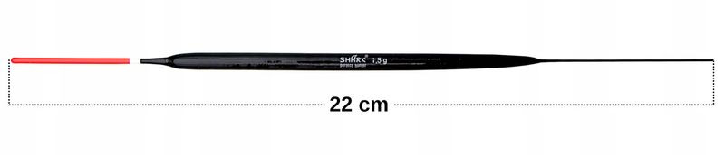 Spławik STAŁY z BALSY SHARK Perfekt Hunter 1,5 g / 22 cm zdjęcie 2