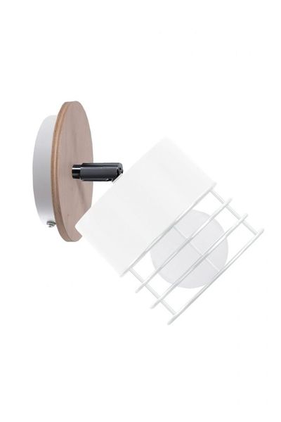 Kinkiet 1xE27 CASA WHITE/WOOD zdjęcie 1