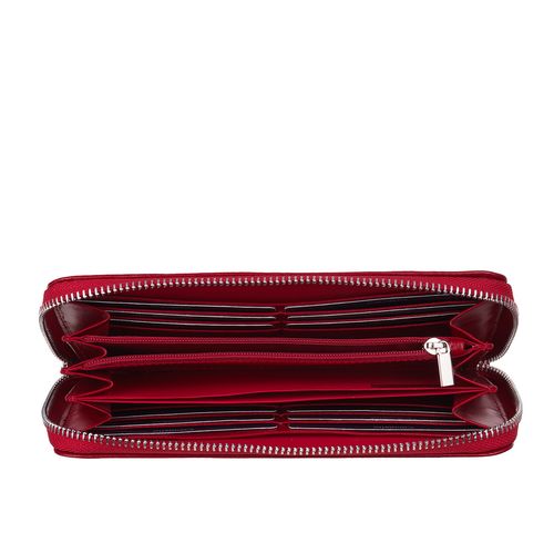 Czerwony Portfel Damski ze Skóry Licowej PD090s165 RFID na Arena.pl