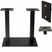 POSTUMENT DO STOŁU PODSTAWA NOGA METALOWA CZARNA STOLIKA LOFT ARP-184
