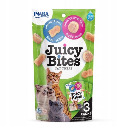 INABA CAT JUICY BITES Przysmaki dla Kota ZESTAW 5 SMAKÓW 5 opak. (3x11,3g) na Arena.pl