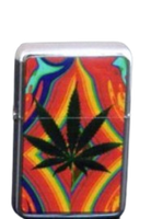 Zapalniczka Benzynowa z Nadrukiem Marihuany