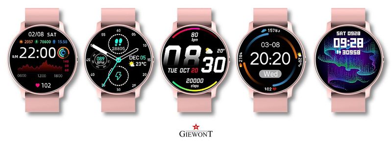 Smartwatch Giewont GW120-1 Różowy zdjęcie 5