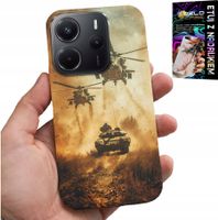 ETUI DO XIAOMI NOTE 14 4G - HELIKOPTER WOJSKOWY CZOŁG MILITARIA CASE