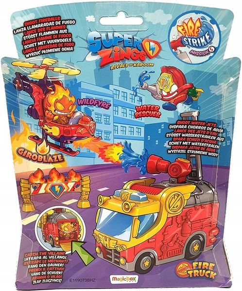 Super Zings Fire Strike Misja Pożar figurki zdjęcie 3