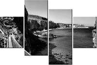 140CM 70 OBRAZ WIDOK ZNAD MORZA ŚCIENNY