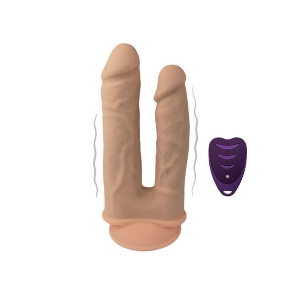 Dildo-SD.Model 1 (8""&7"") Flesh BOX Motor + LRS zdjęcie 3