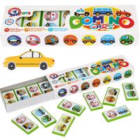 gra edukacyjna dla dzieci domino auta technok 3329