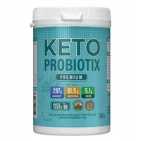 Keto Probiotix Premium - Suplement diety, naturalny, Witaminy B3 i B6, 120g