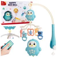 POZYTYWKA Z LAMPKĄ I GRZECHOTKAMI DLA NIEMOWLĄT