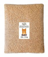 Żwirek dla Kota Drewniany Zbrylający Kruszon Gruby Naturalny RUDY 18L