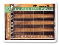 Karty stanowiskowe - karnety - Byk do 20 myśliwych na polowanie zbiorowe