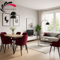 Krzesło Tapicerowane Premium KL-9 Burgund Piano 06