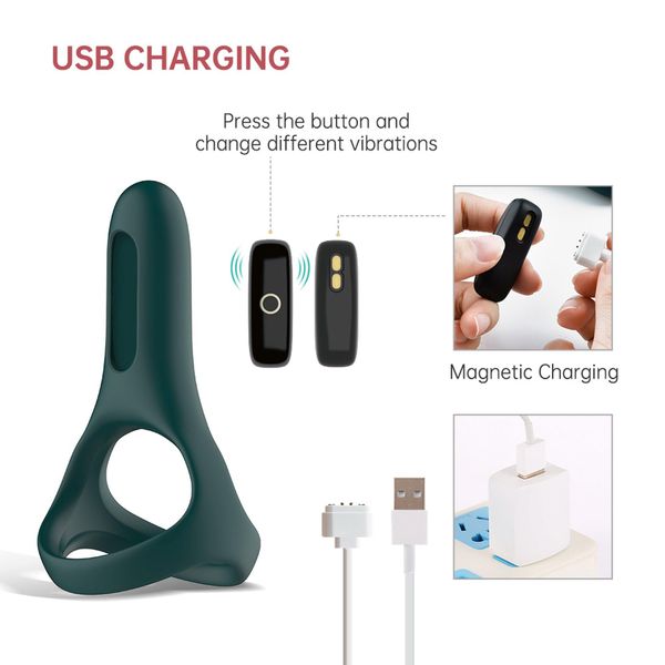 Magic Motion - Rise Smart Wearable Cockring Green zdjęcie 3