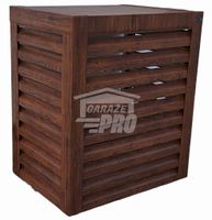 Osłona pompy ciepła 80x40x120 cm ciemny orzech GP317