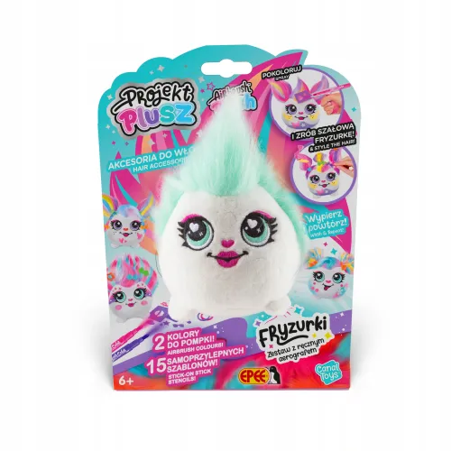 Projekt Plusz Fryzurki - Plusz z ręcznym aerografem MGIEŁKA na Arena.pl