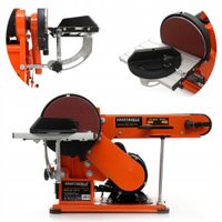 Szlifierka stołowa taśmowa talerzowa sieciowa 230v 600w1450 rpm KD1730