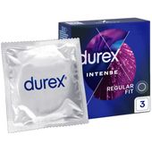 Prezerwatywy Durex Intense 3 Sztuki Stymulujące Prążkowane Potęgujące